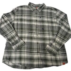 Ravin Crossbows Valhalla Men's Steel Plaid Flannel Long Sleeve Shirt XXL Green